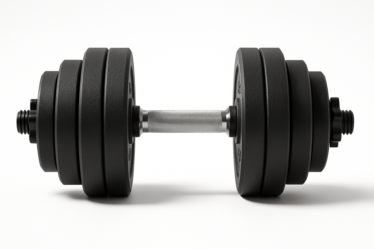 Twist-Lock Adjustable Dumbbell - Hexagonal Weight Plates